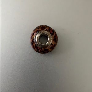 Charmed memories animal print glass charm